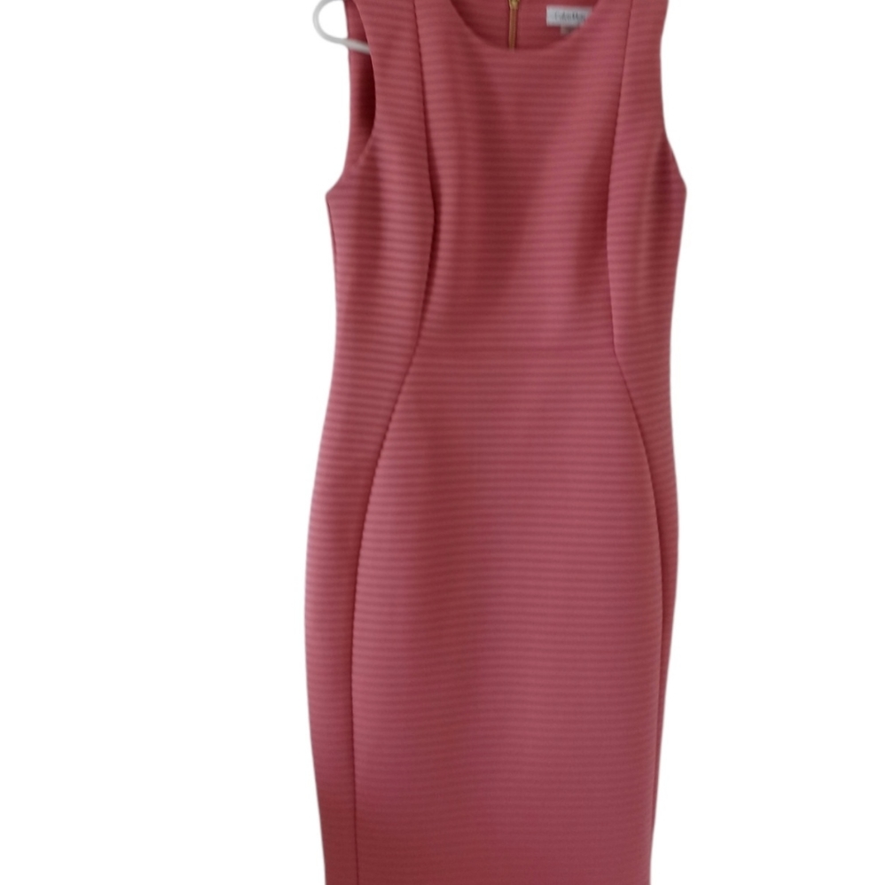 Calvein Klein stripe sleeveless Dress